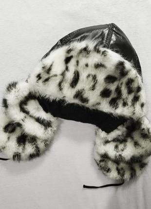 Шапка ушанка зимняя на девочку мальчика