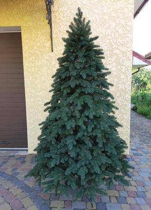 Лита ялинка ковалівська 2.30 м. зелена / штучна ялинка пластикова