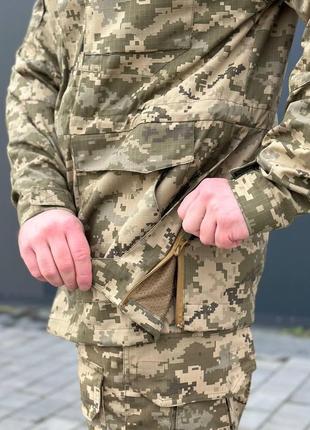 Тактична піксельна куртка ріп стоп чоловіча парка весна осінь штурмова куртка для військовослужбовця6 фото
