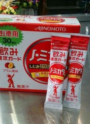 Ajinomoto no mikata 2800 мг амінокислоти аланіну і глутаміну для енергії, 30 стіків, японія