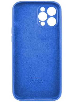 Чохол для смартфона silicone full case aa camera protect for apple iphone 12 pro max 3, royal blue 2