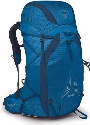 Рюкзак osprey exos 58 blue ribbon розмір s-m