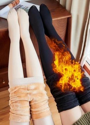 Детские колготы для девочек на меху. колготи на хутрі дитячі.