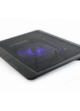 Підставка до ноутбука gembird до 15", 1x120 mm fan, black (nbs-1f15-04)