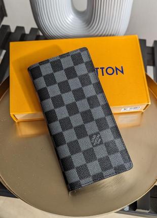 Гаманець louis vuitton чорний шахмати