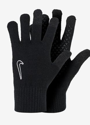 Рукавички теплі nike knit tech and grip tg 2.0 чорний уні s/m
