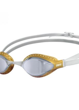 Окуляри для плавання arena air-speed mirror сріблястий, золотий уні osfm