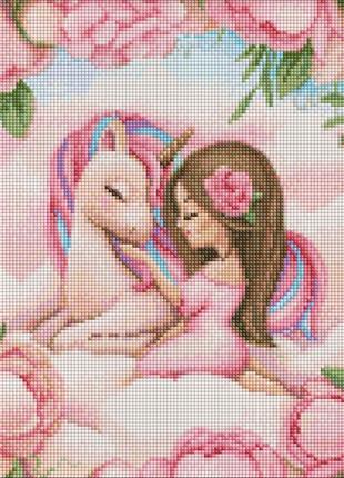 Алмазная мозаика "сказочная дружба" amo7954 30х40см
