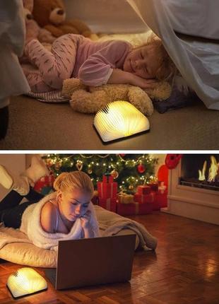 Светильник ночник настольный книга 3 ag-672 режима свечения