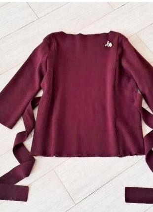 Кофтв-джемпер цвета "рургунди"