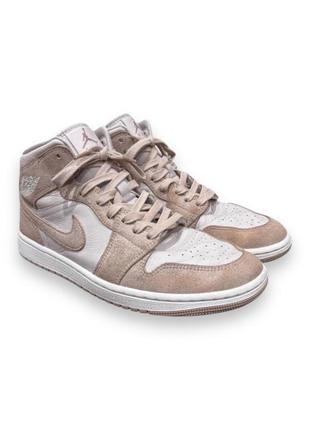 Оригинальный nike air jordan 1 mid кроссовки