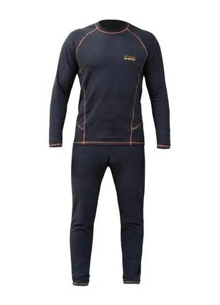 Комплект мужского термобелья на флисе tramp microfleece м black (utrum-020-black-m)