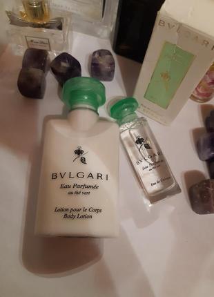 Набор лосьон, духи bvlgari, 40мл, и 5мл италия, цена за все