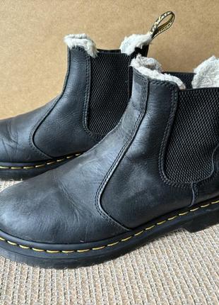 Dr.martens 40 ботинки челси лежаные зимние