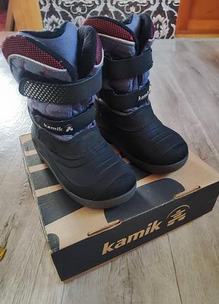 Зимние ботинки сноубутсы kamik 19,5 см