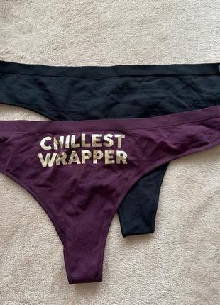 Трусики стринги pink victoria’s secret