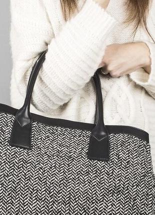 Крутая классная сумка в елочку