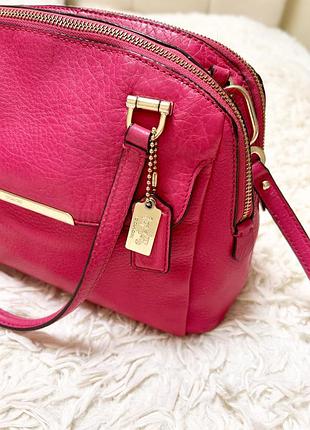 Сумка coach madison satchel оригінал номерна 5