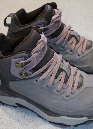 Кожаные высокие кроссовки the north face оригинал - 38,5 размер