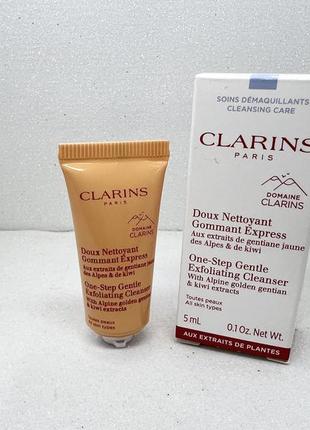 Скраб для обличчя з рослинними екстрактами та ківі clarins one-step gentle exfoliating cleanser