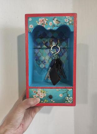 Ключница декупаж