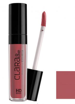 Hd рідка матова помада для губ claraline 408 white chocolate, 4,2 мл