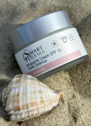 Передовий денний крем spf 35 smart4derma з екстрактом маргаритки 🌺