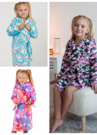 Теплий халат махровий велсофт, теплый халат махровый, махровий халат плюшевий