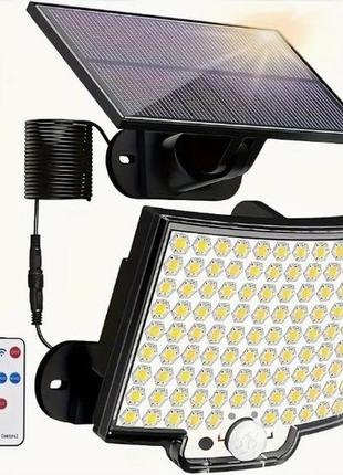 Сонячні led прожектори з датчиком руху для вашої безпеки та комфорту, комплект із 2шт