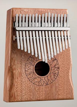 Калимба из красного дерева на 17 язычков mahogany