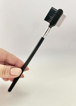 Расческа щетка для ресниц и бровей металлические зубцы probeauty
