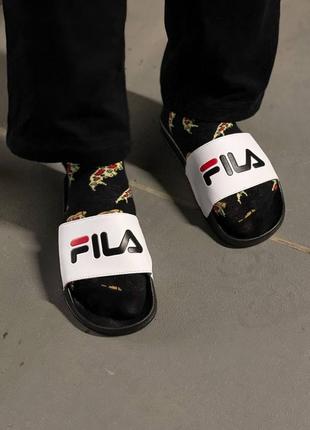 Чоловічі шльопанці fila big logo1 фото