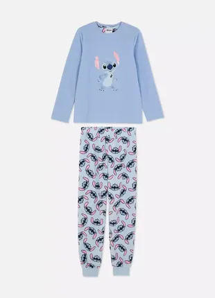 Флисовая пижама lilo & stitch disney primark оригинал