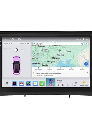 Штатна магнітола lesko для buick encore i 2012-2016 екран 9" 4/64 qled carplay 4g wi-fi gps 360 prime 3 шт.