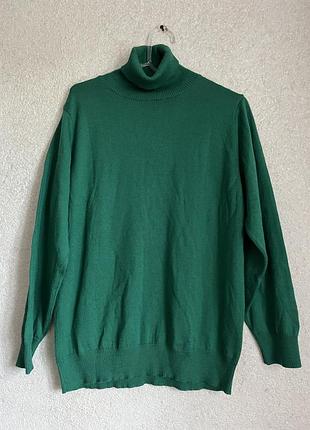 Яркий теплый гольф 5o% шерсть м