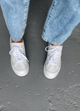 Nike blazer low leopard white5 фото