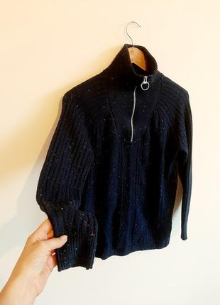 💙красивий теплий світер з кільцем фірми m&s xs
