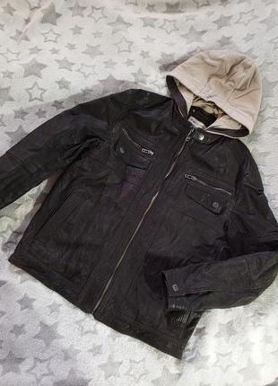 Кожаная куртка мужская