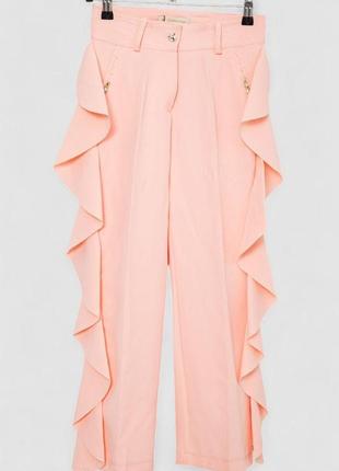 Брюки детские нарядные  -уценка, цвет персиковый, 247r3824-u-1