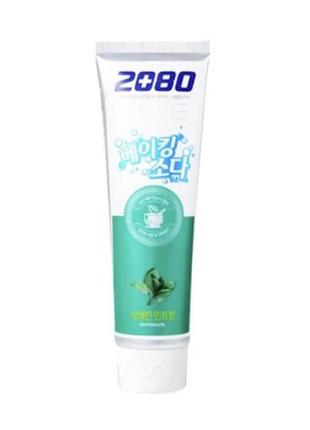 Зубная паста с пищевой содой и экстрактом мяты dental clinic 2080 pure baking soda & mint blast toothpaste, 120 г