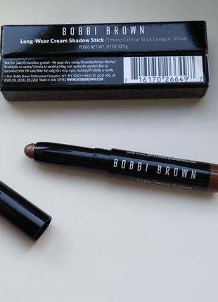 Стойкие тени-карандаш bobbi brown long-wear cream shadow stick