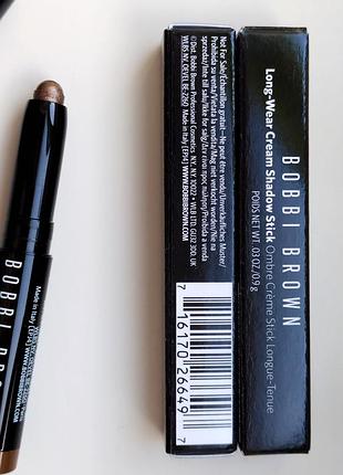 Стойкие тени-карандаш bobbi brown long-wear cream shadow stick