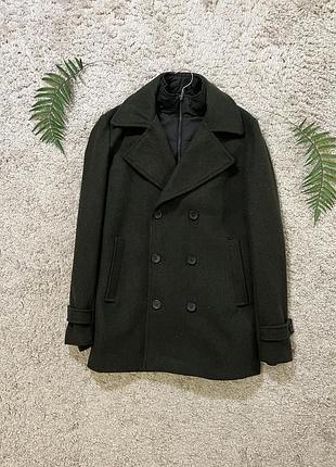 Тепле вовняне пальто №751