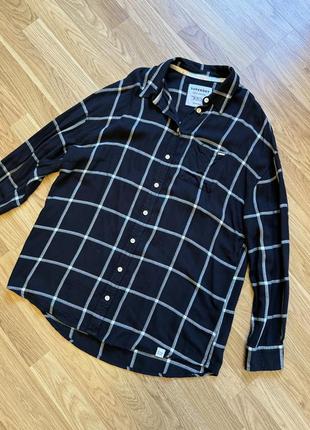 Рубашка оверсайз в клітинку