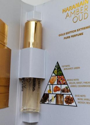 Парфюмированная вода унисекс al haramain amber oud gold edition extreme