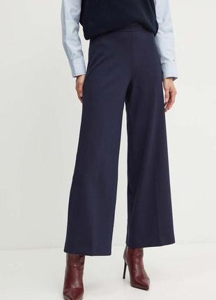 Темно синие брюки zara