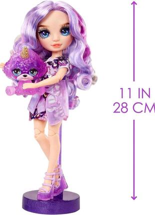 Лялька рейнбоу хай віолетта зі слаймом rainbow high violet slime ігровий набір з лялькою вайолет6 фото