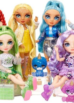 Лялька рейнбоу хай віолетта зі слаймом rainbow high violet slime ігровий набір з лялькою вайолет2 фото