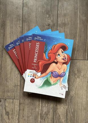Розмальовка по номерам disney princesses