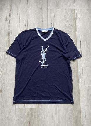 Футболка t-shirt yves saint lauren сан ларан оригинал big SADE